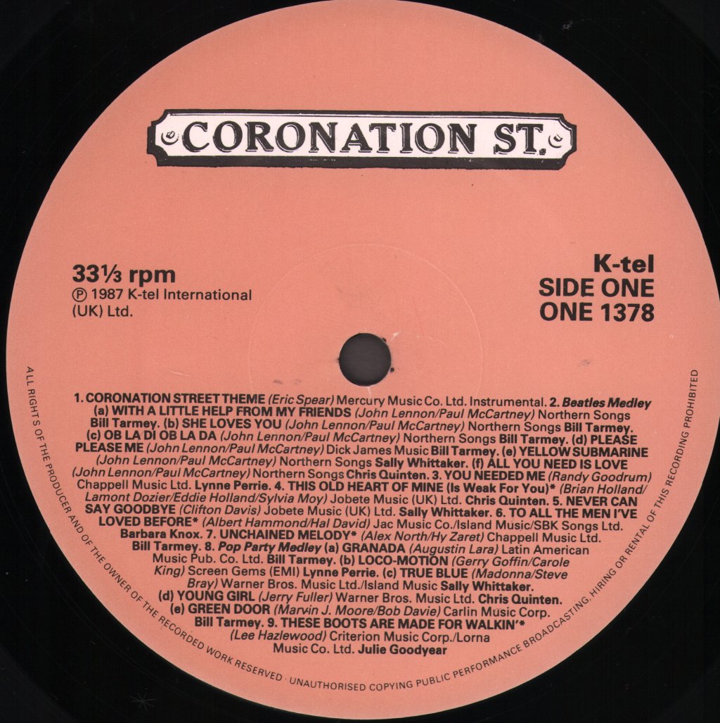 Coronation Street Cast - Coronation Street Album - Lp