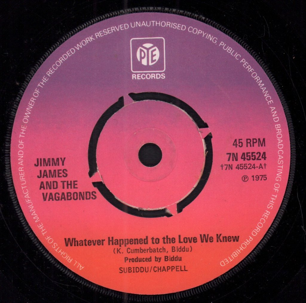 Jimmy James And The Vagabonds - Whatever Happened To The Love We Knew - 7 Inch