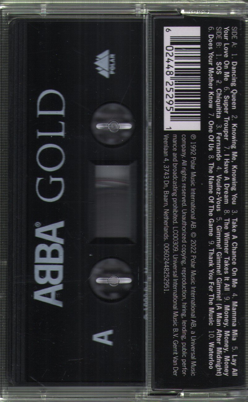 ABBA - Gold (Greatest Hits) - Cassette