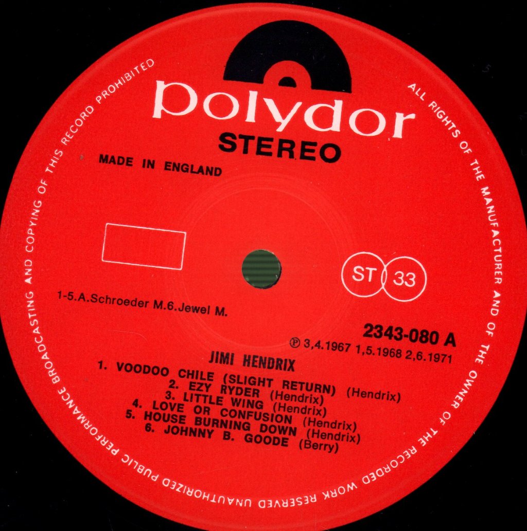 Jimi Hendrix - Jimi Hendrix - Lp