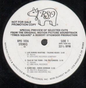Various Artists - Special Preview Of Selected Cuts From Times Square - Lp
