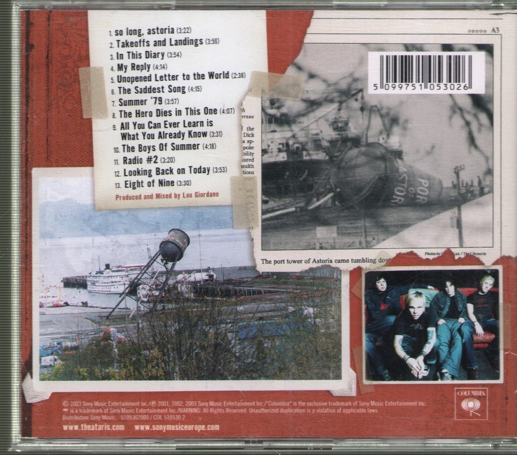 Ataris - So Long, Astoria - Cd