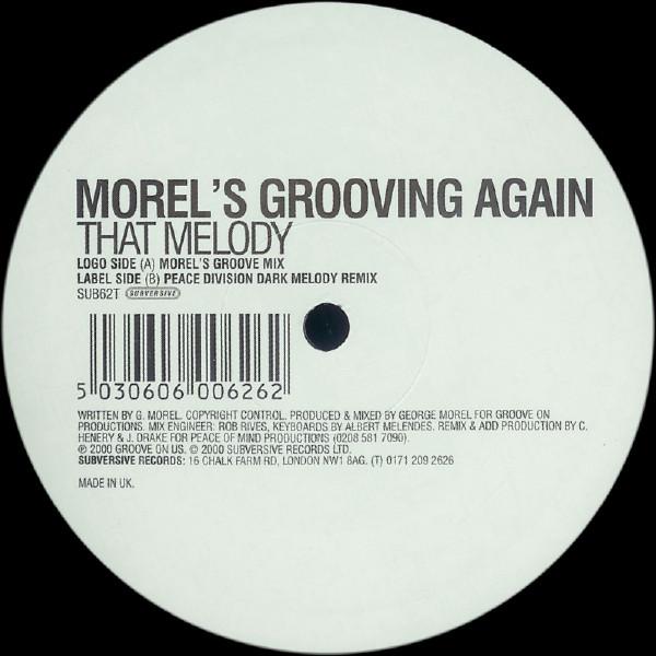 George Morel - Morel's Grooving Again That Melody - 12 Inch