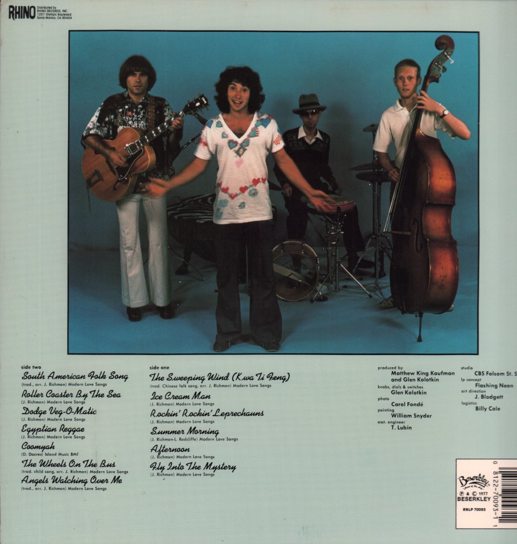Jonathan Richman And The Modern Lovers - Rock 'N' Roll With The Modern Lovers - Lp