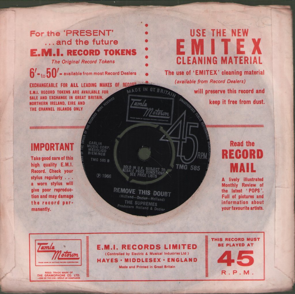Supremes - You Keep Me Hangin' On - 7 Inch