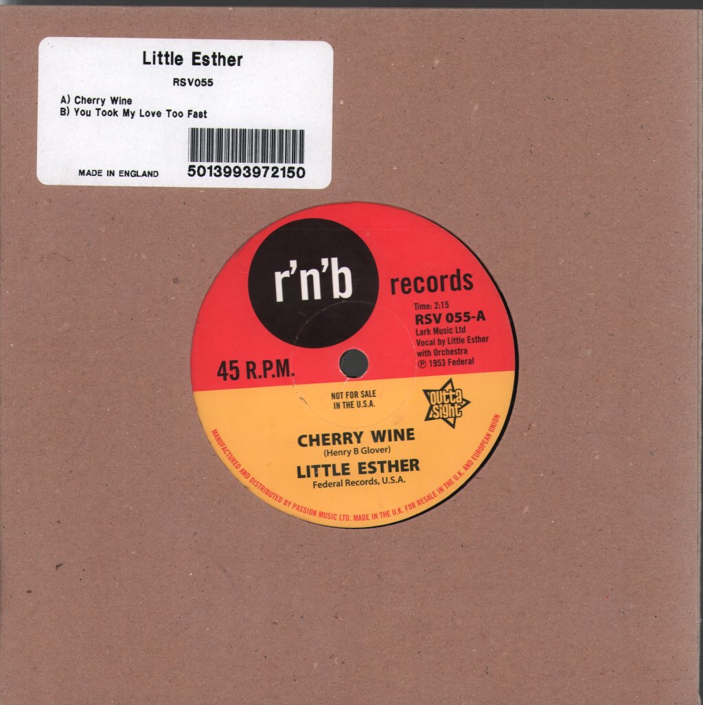 Little Esther - Cherry Wine - 7 Inch