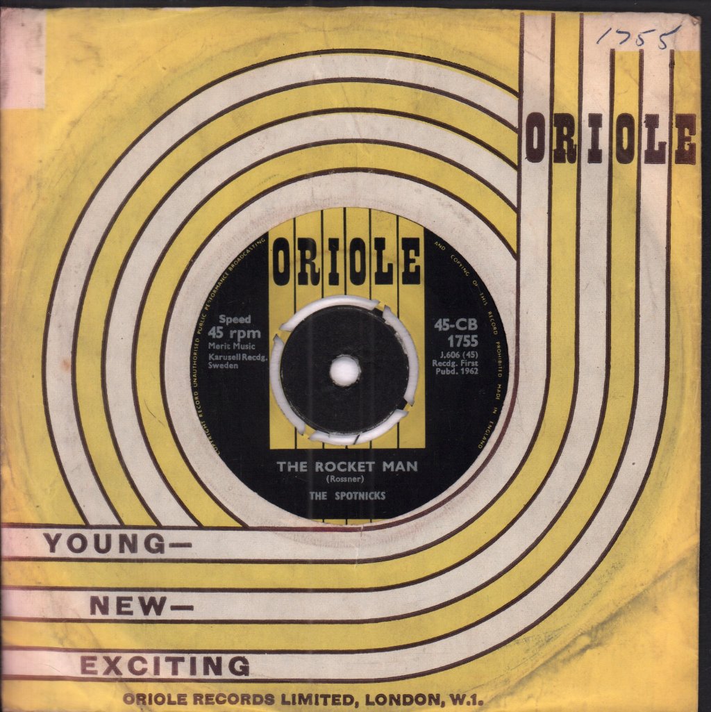 Spotnicks - rocket man - 7 Inch