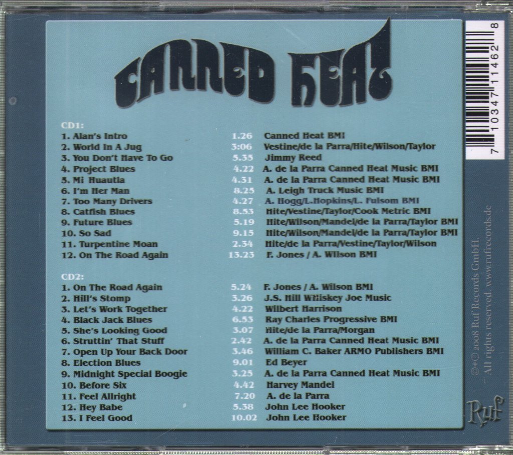Canned Heat - Boogie House Tapes Vol 3 - Double Cd