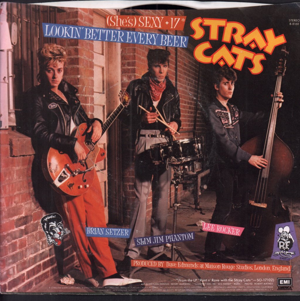 Stray Cats - Sexy And 17 - 7 Inch