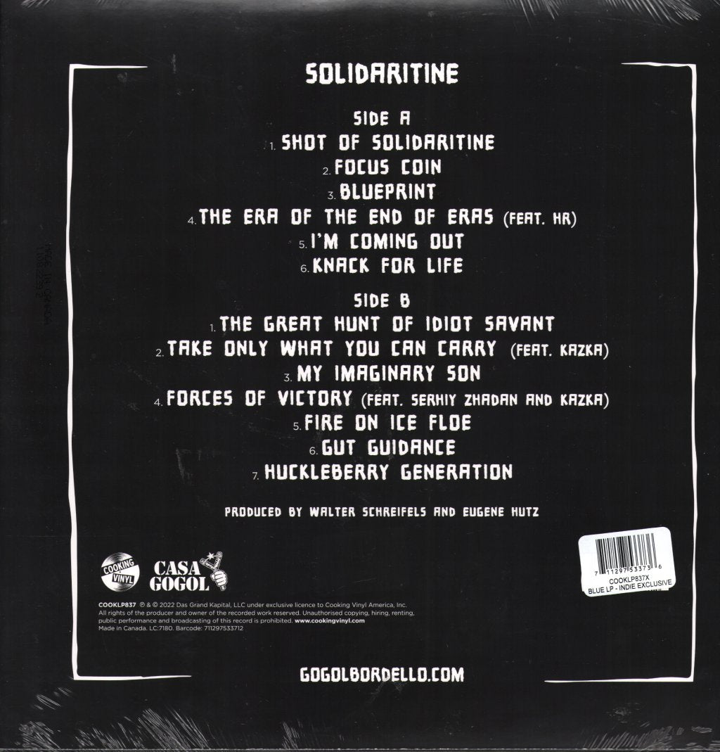 Gogol Bordello - Solidaritine - Lp