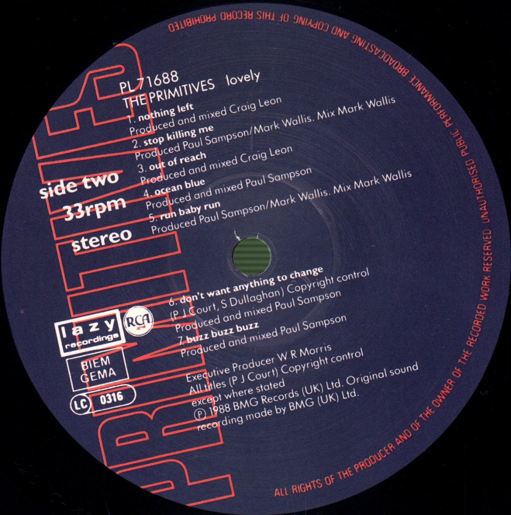 Primitives - Lovely - Lp
