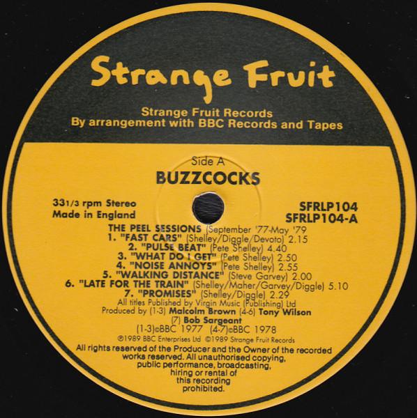 Buzzcocks - Peel Sessions Album - Lp