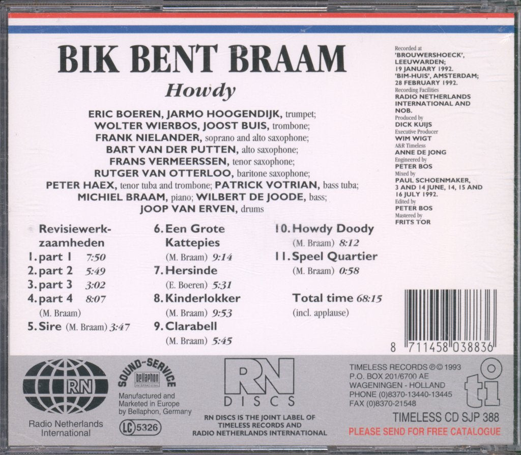 Bik Bent Braam - Howdy - Cd