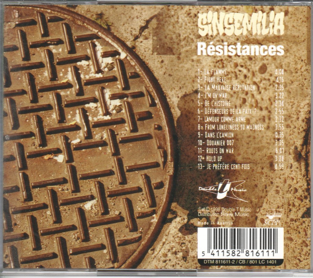 Sinsemilia - Résistances - Cd