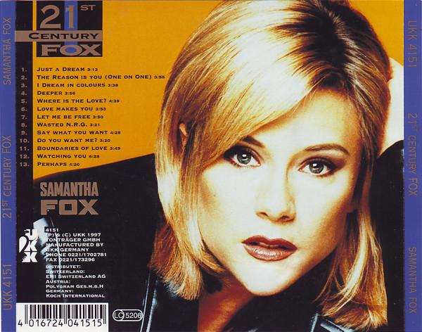 Samantha Fox - 21st Century Fox - Cd