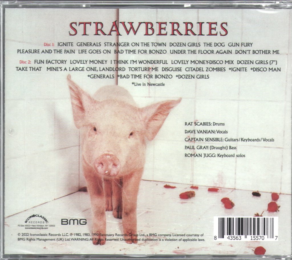 Damned - Strawberries - Double Cd