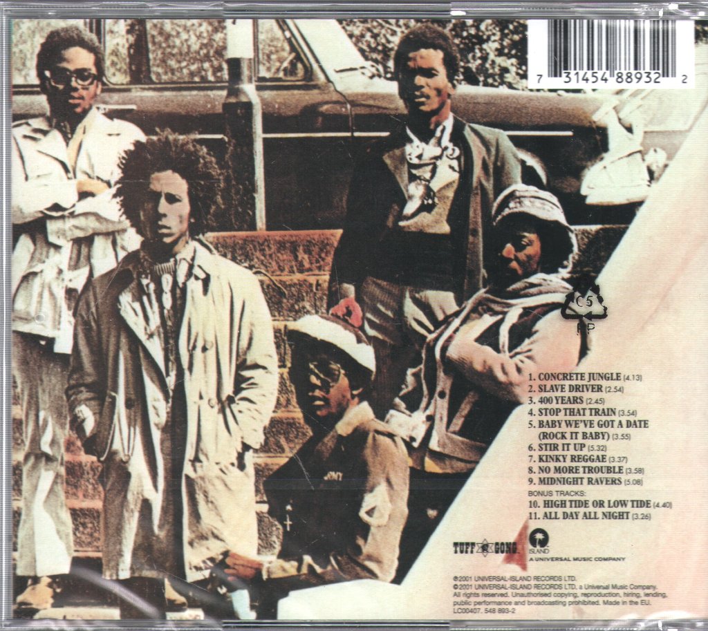 Bob Marley & The Wailers - Catch A Fire - Cd