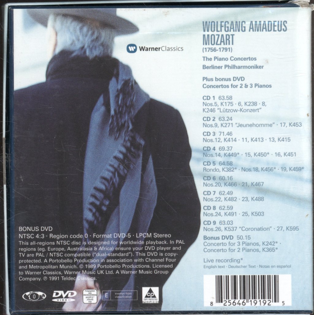 Daniel Barenboim, Berliner Philharmoniker, Georg Solti,  English Chamber Orchestra - Mozart -  Piano Concertos / Concertos For 2 & 3 Pianos - Cd Set