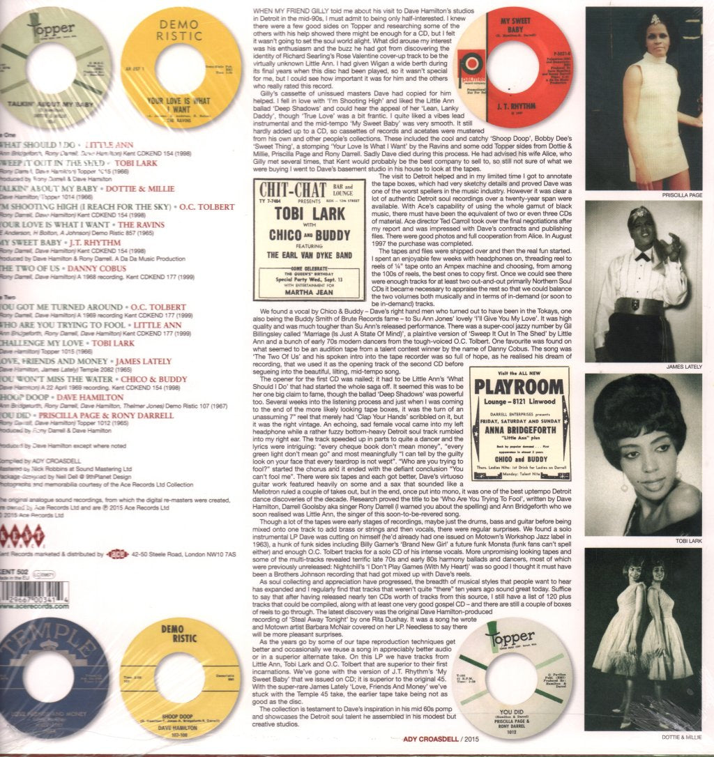 Various Artists - Dave Hamilton's Detroit Dancers - Lp