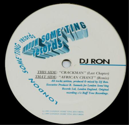 DJ Ron - Crackman - 12 Inch