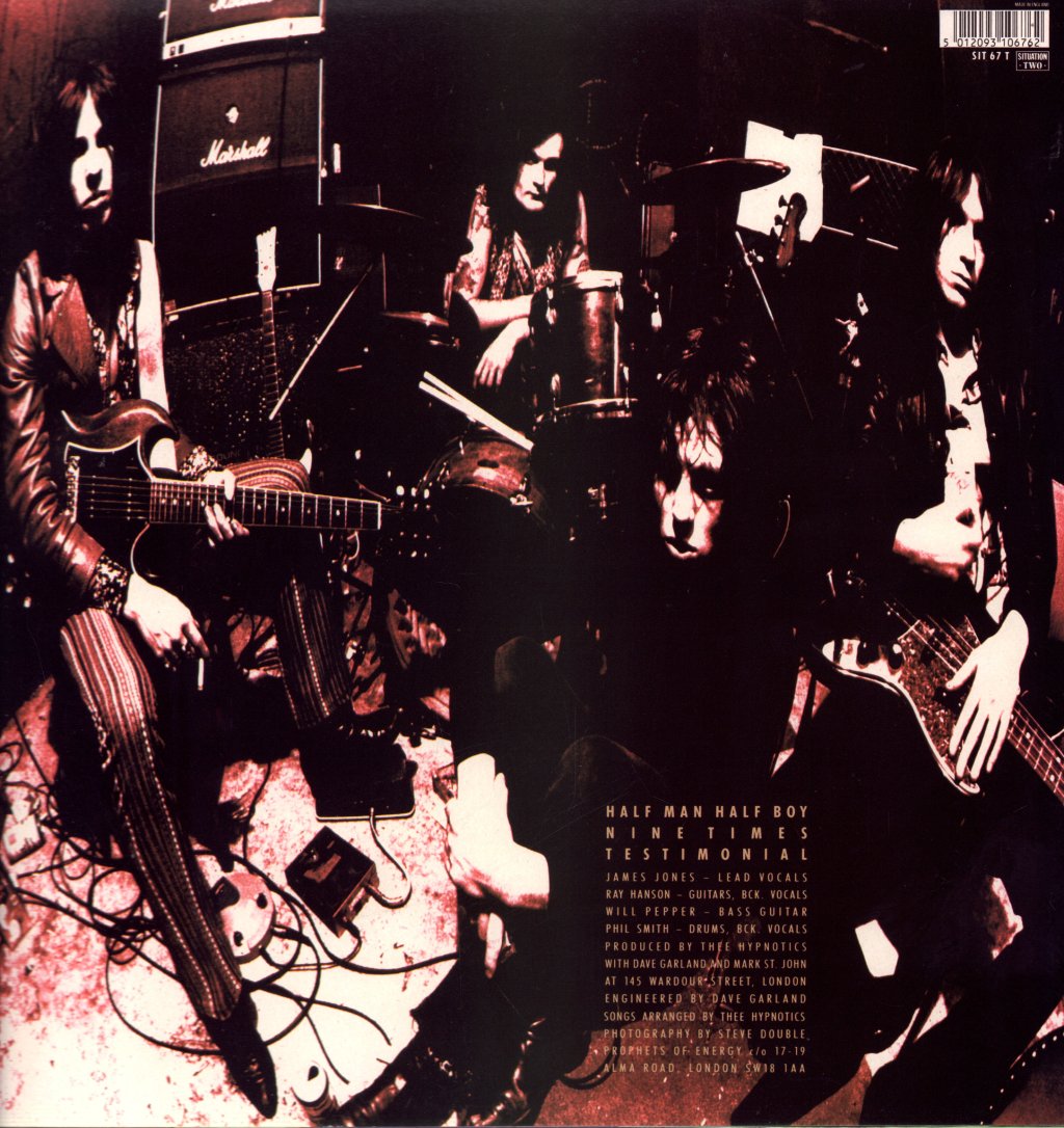 Thee Hypnotics - Half Man Half Boy - 12 Inch