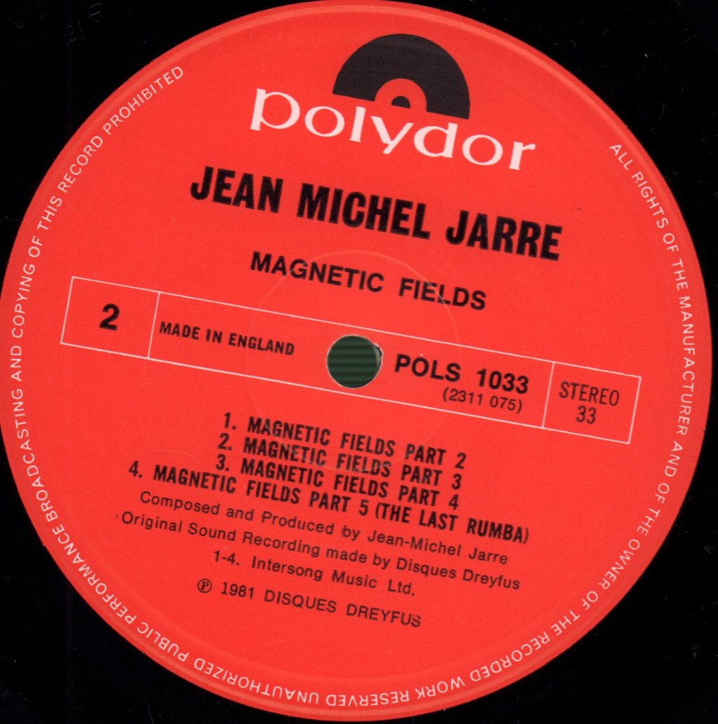 Jean-Michel Jarre - Magnetic Fields - Lp