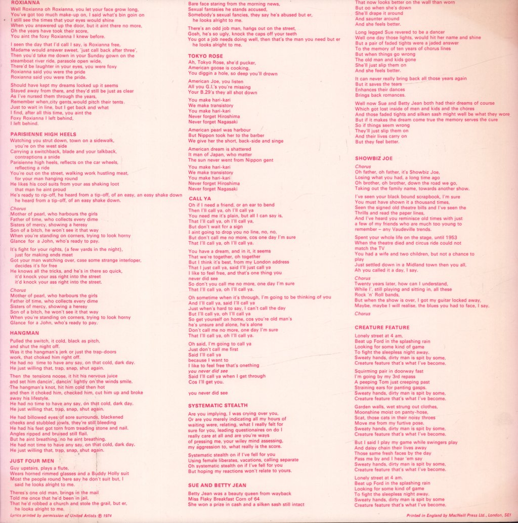 Chapman And Whitney - Streetwalkers - Lp
