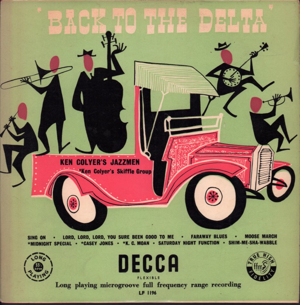 Ken Colyer's Jazzmen And Skiffle Group - Back To The Delta - 10 Inch