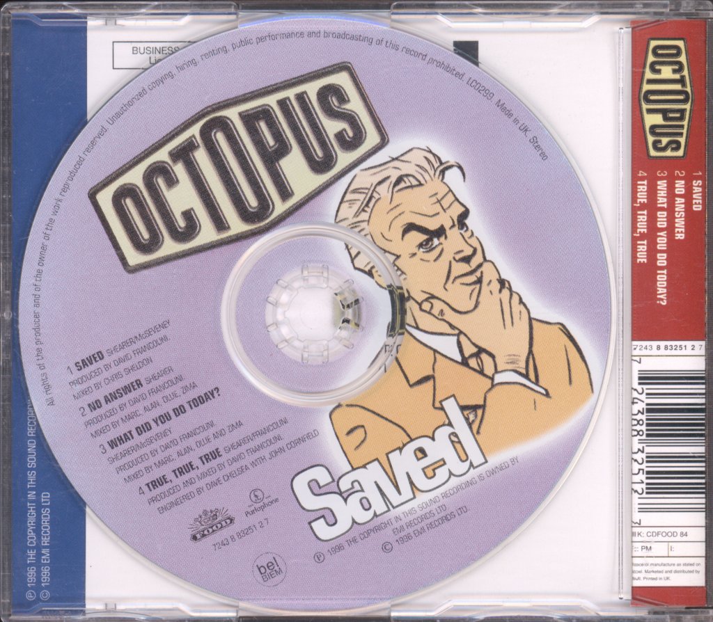 Octopus (90'S Group) - Saved - Cd