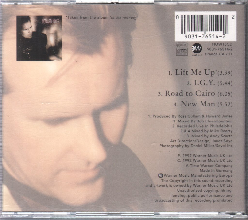 Howard Jones - Lift Me Up - Cd