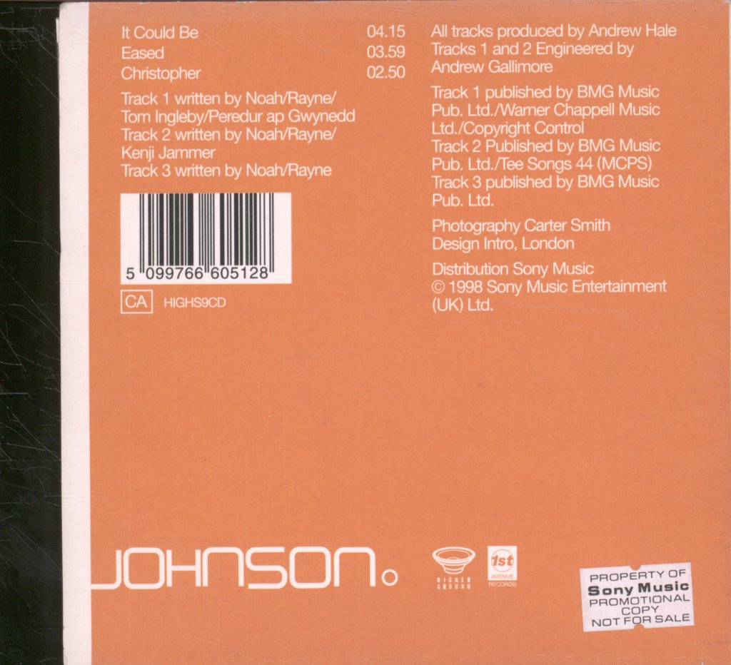 Johnson - It Could Be - Cd