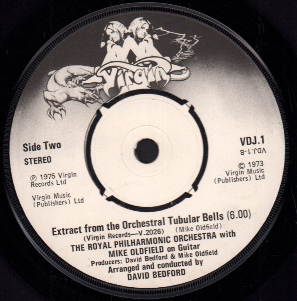 Royal Philharmonic Orchestra With Mike Oldfield - Extract From The Orchestral Tubular Bells - 7 Inch