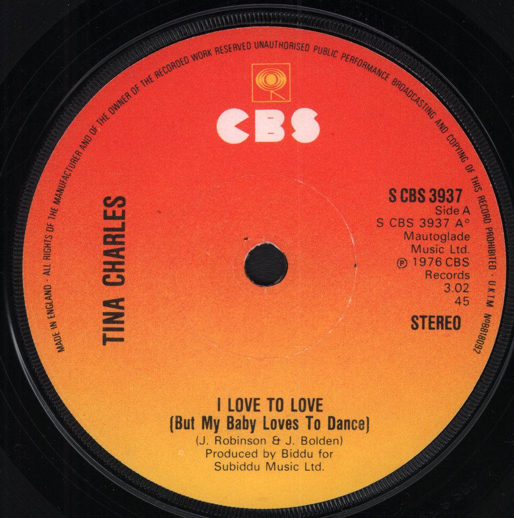 Tina Charles - I Love To Love - 7 Inch