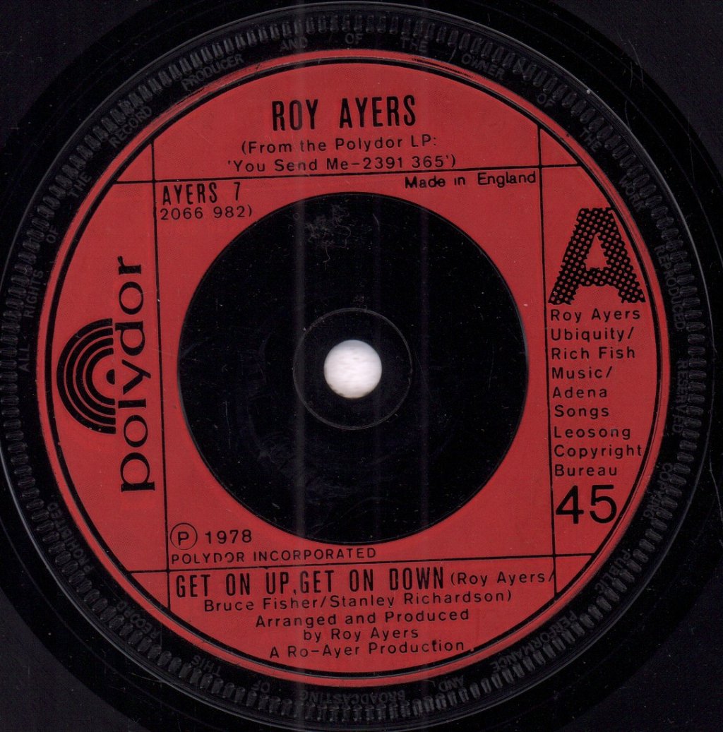 Roy Ayers - Get On Up Get On Down - 7 Inch