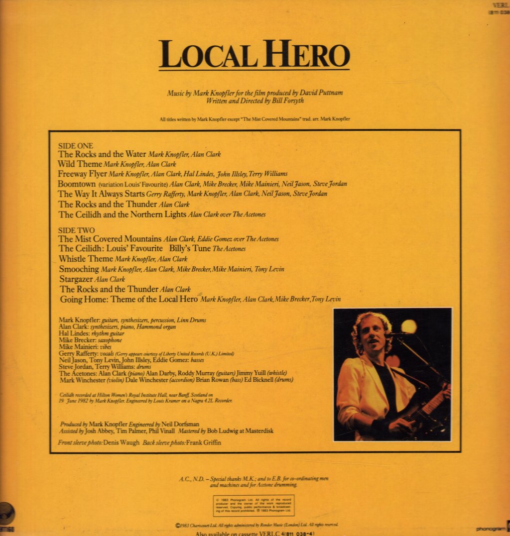 Mark Knopfler - Local Hero - Lp