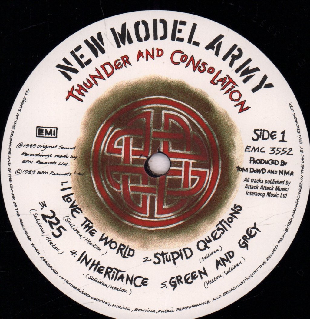 New Model Army - Thunder And Consolation - Lp