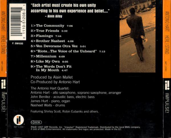 Antonio Hart - Here I Stand - Cd