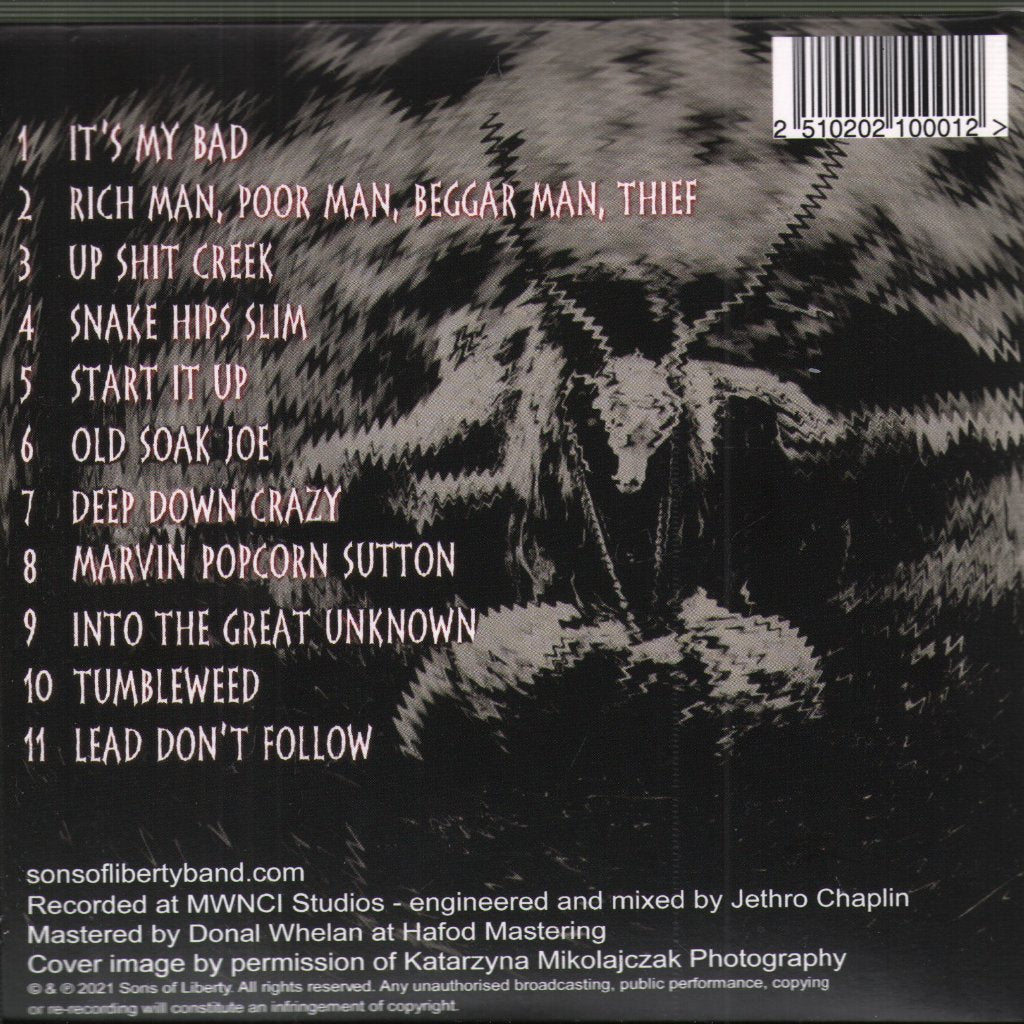 Sons Of Liberty - Animism - Cd