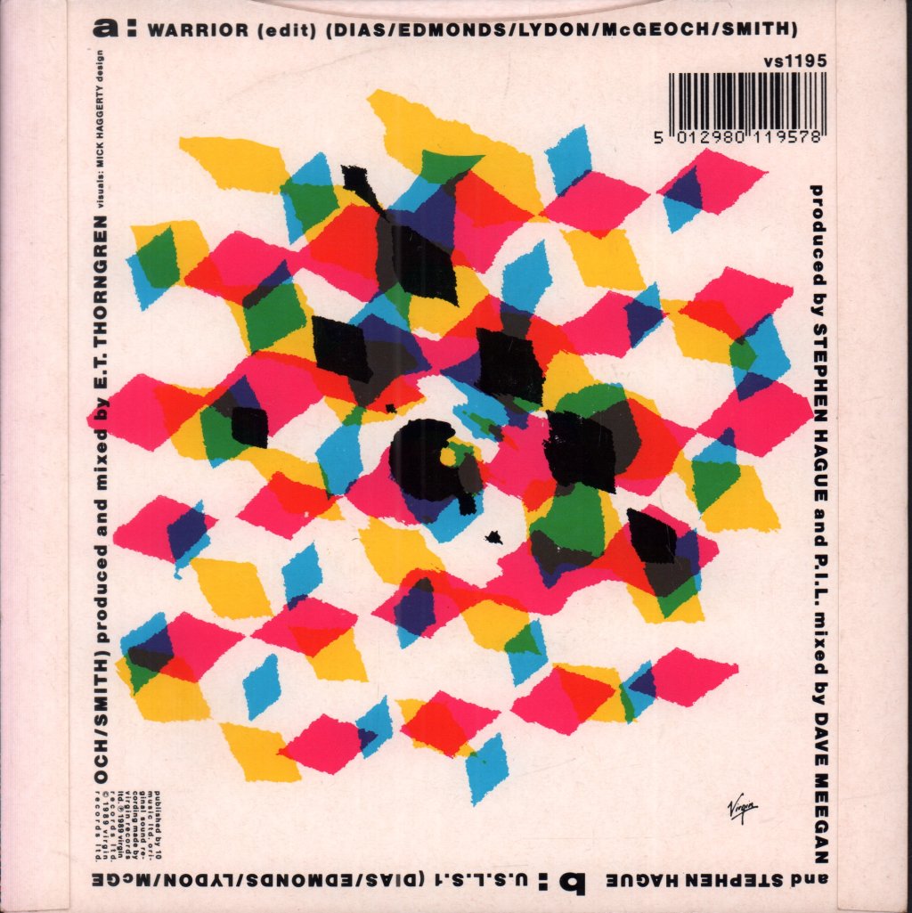 Public Image Ltd - Warrior - 7 Inch
