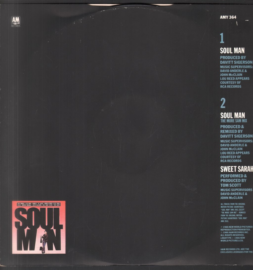 Sam Moore And Lou Reed - Soul Man - 12 Inch