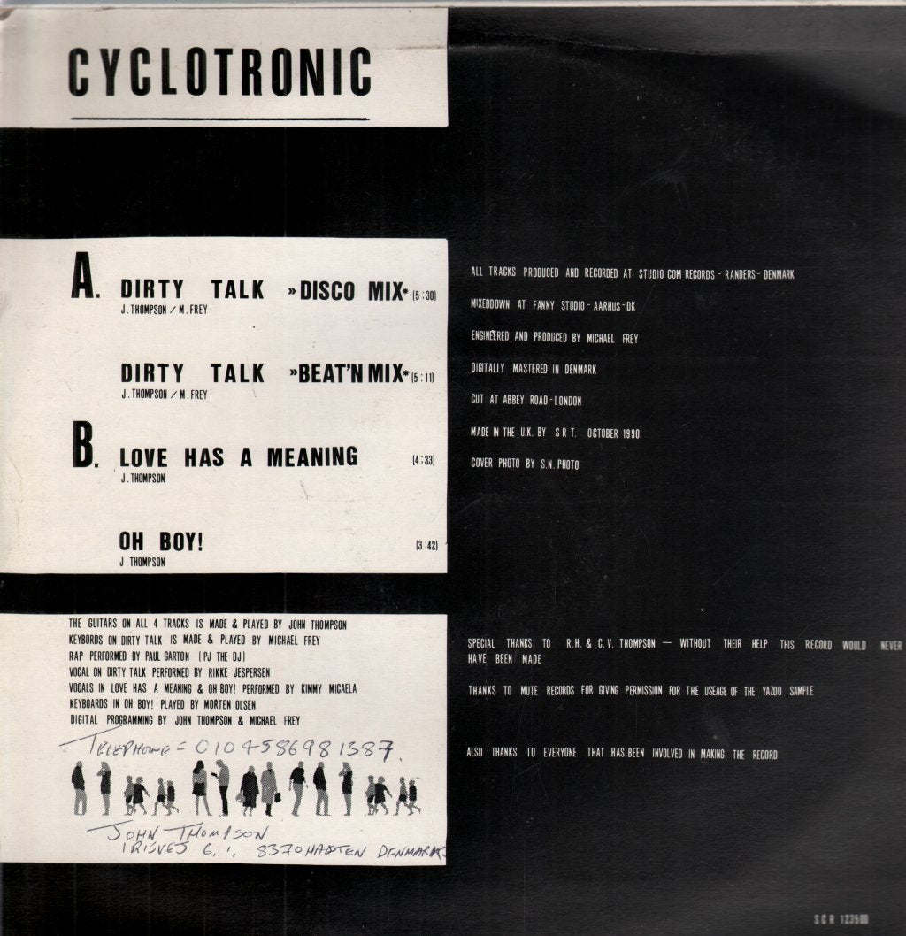 Cyclotronic - Dirty Talk - 12 Inch