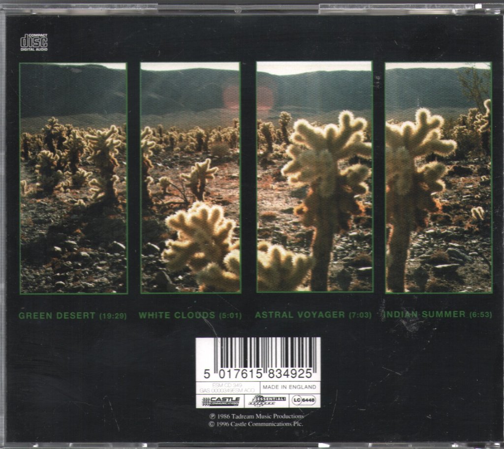 Tangerine Dream - Green Desert - Cd