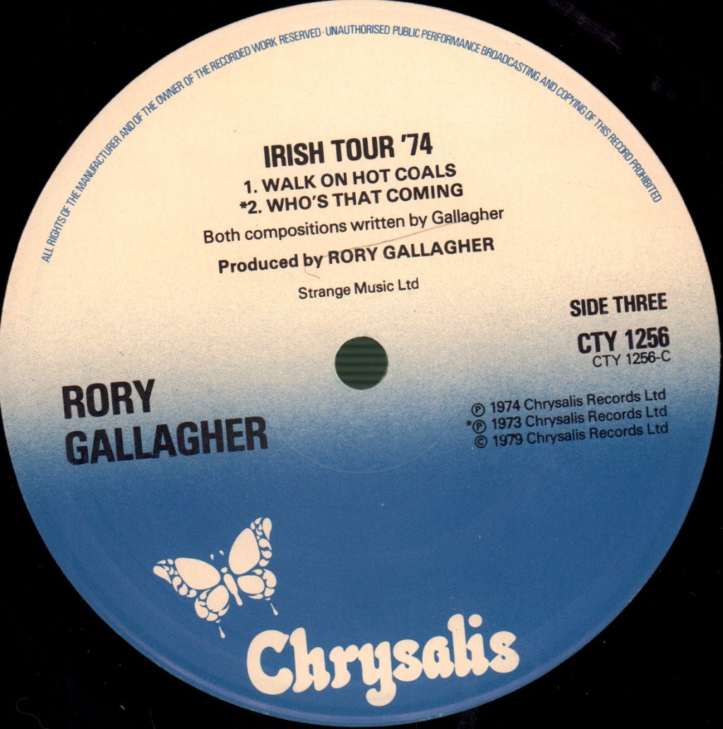 Rory Gallagher - Irish Tour '74 - Double Lp