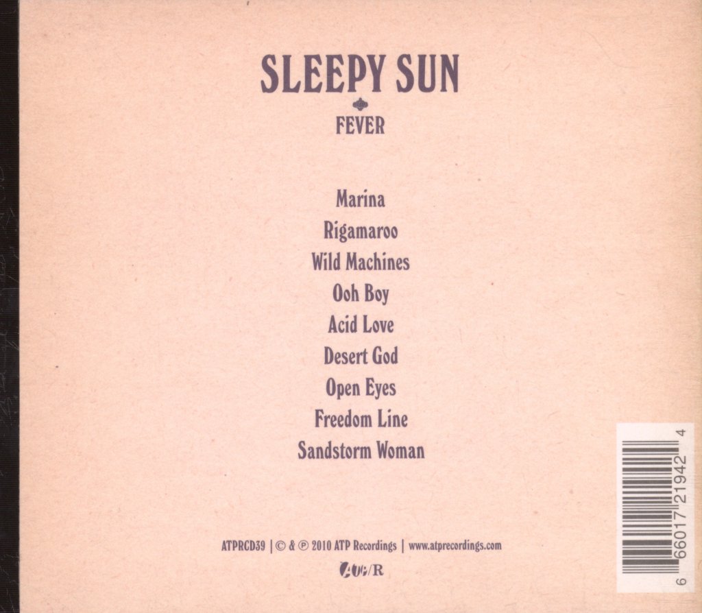 Sleepy Sun - Fever - Cd