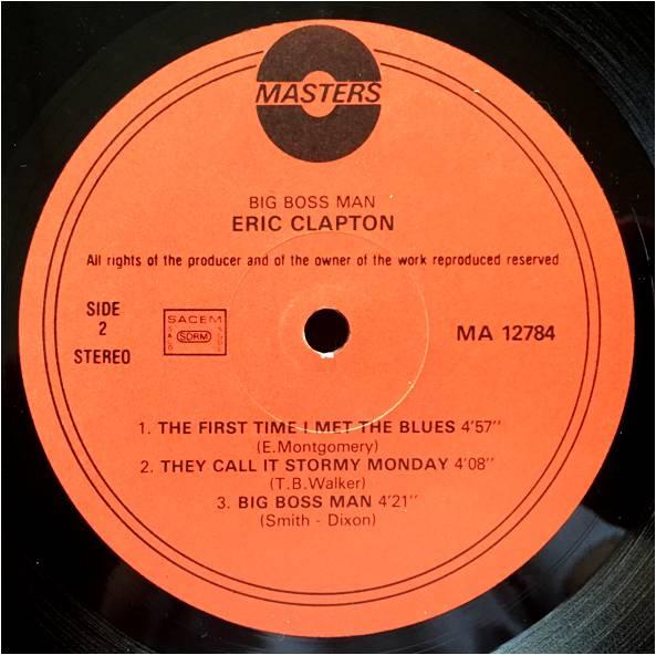 Eric Clapton - Big Boss Man - Lp