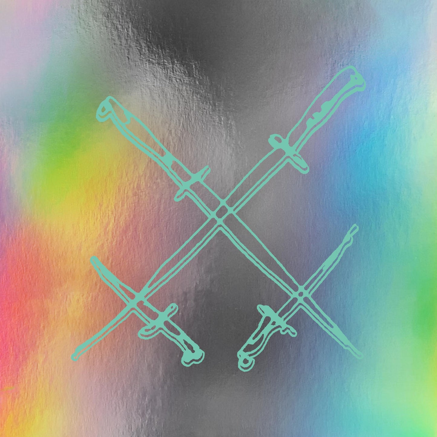 Xiu Xiu - 13" Frank Beltrame Italian Stiletto With Bison Horn Grip (Mint Green Vinyl) - Lp