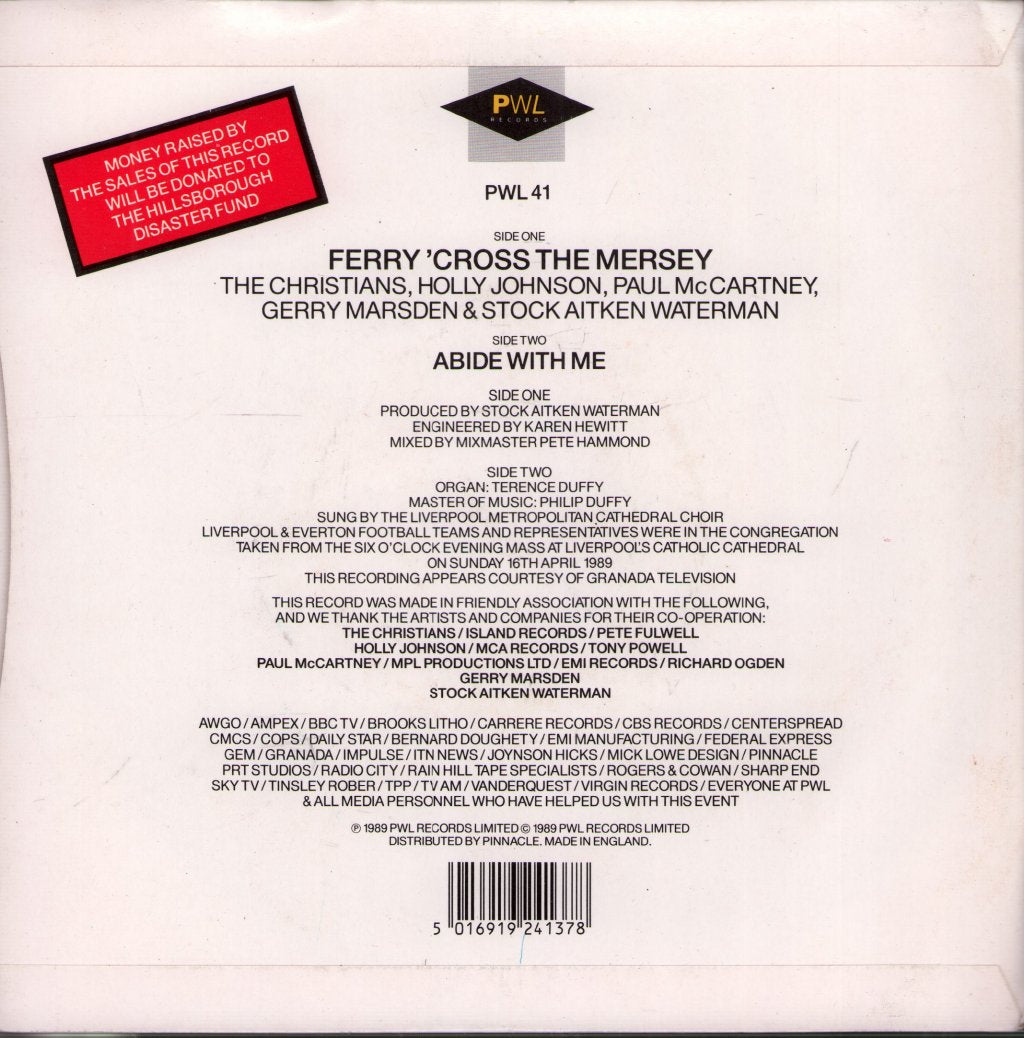 Various Artists - Ferry 'Cross The Mersey - 7 Inch