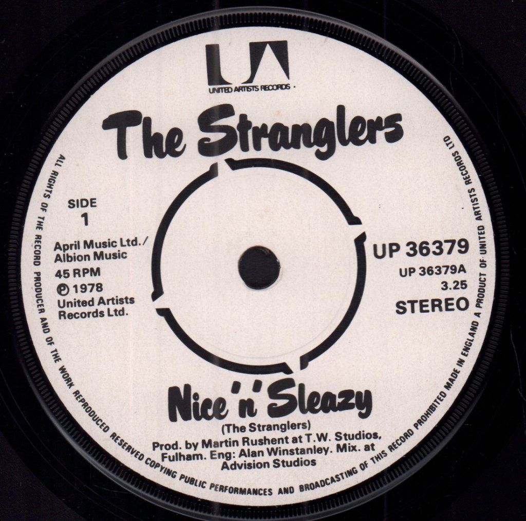 Stranglers - Nice N Sleazy - 7 Inch