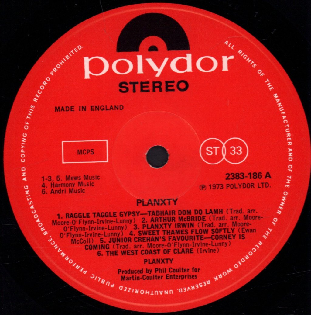 Planxty - Planxty - Lp