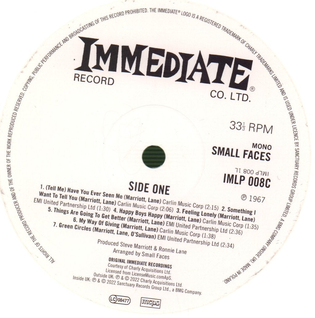 Small Faces - Small Faces - Lp